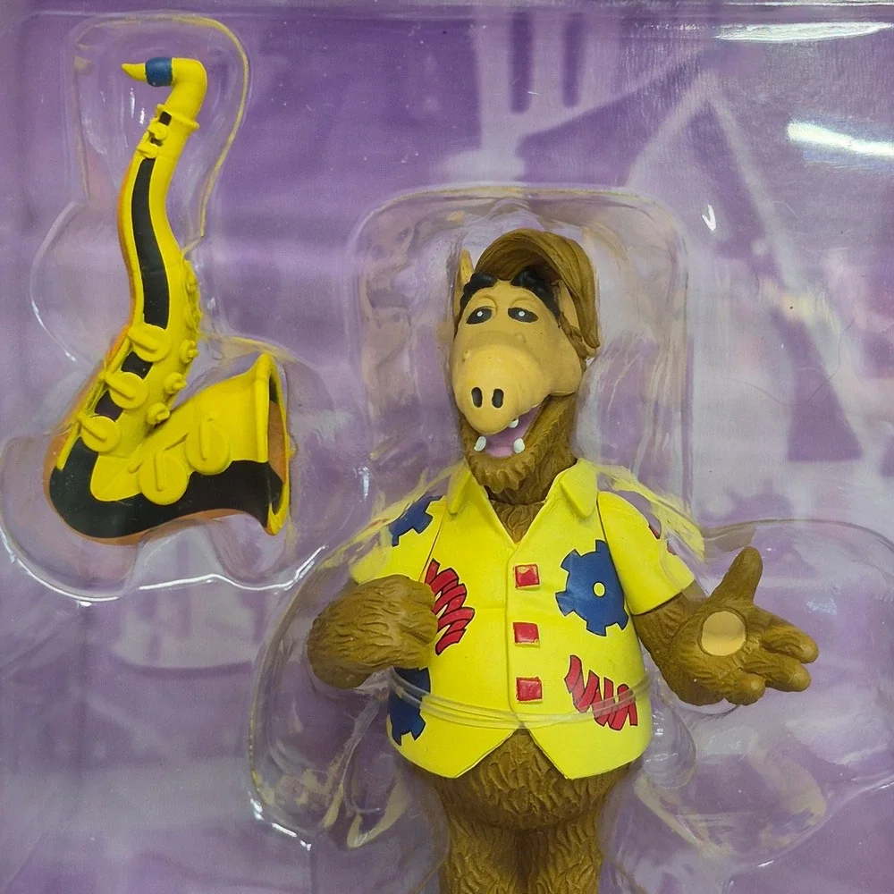 NECA ALF Gordon Shumway Action Figure Lot Saxophone Mallet Fish Bucket 2pk NEW